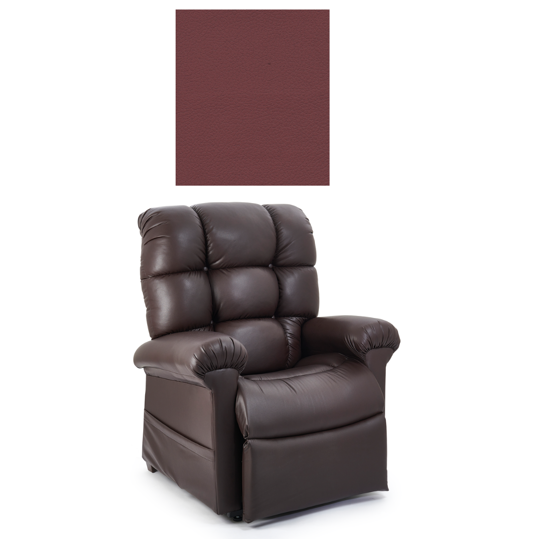 Golden Technologies PR510 MaxiComfort Cloud Series Assisted Lift Chair Recliner - Beet Root
